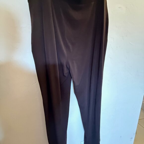 Susan Graver Pants, Brown, 1XL - Picture 3 of 8
